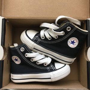 Infant High Top Black Converse Chucks